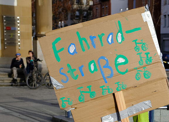 Demo für mehr Fahrradstraßen